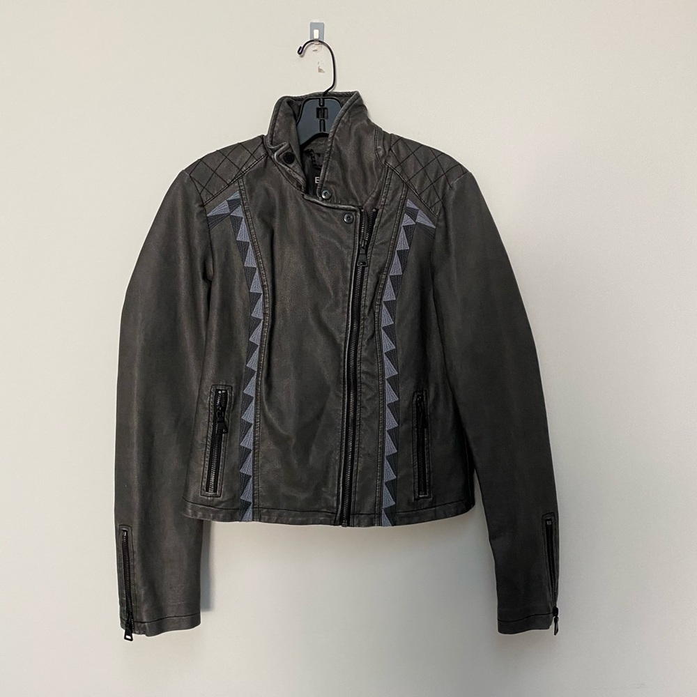 Express Faux Leather biker jacket